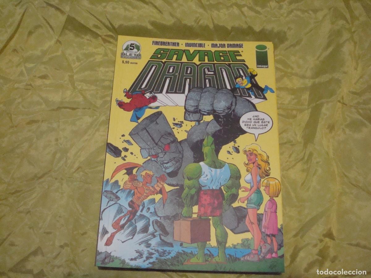 C&oacute;mics: SAVAGE DRAGON. SEGUNDO A&Ntilde;O N&ordm; 5. ALETA EDICIONES. IMAGE. IMPECABLE - Foto 1