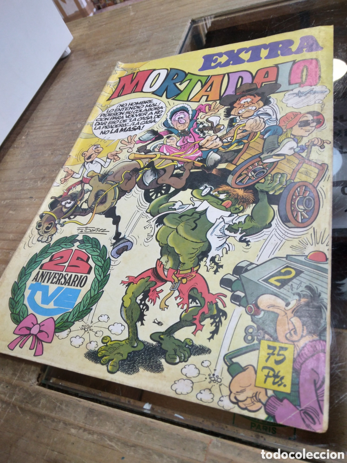 Extra mortadelo, 75 pesetas, 25 aniversario