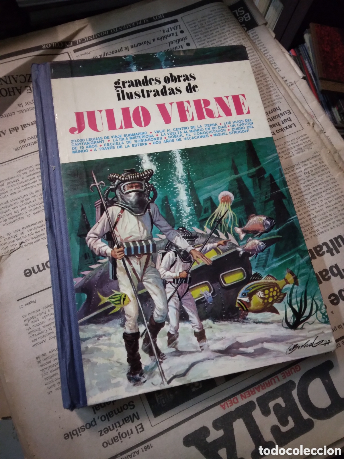 C&oacute;mics: Grandws obras ilustradas, Julio verne,1, Bruguera