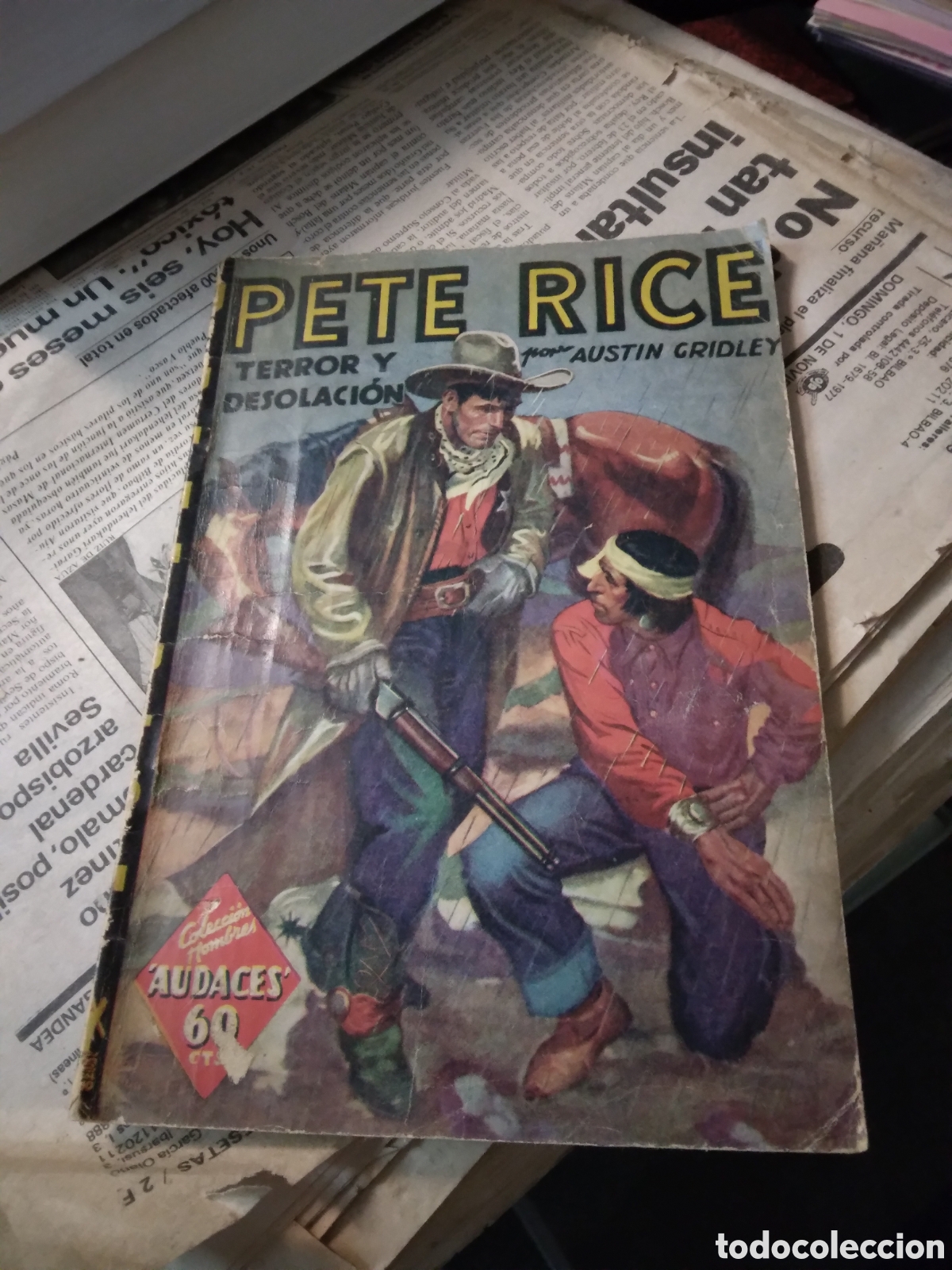 C&oacute;mics: Peter Rice, colecci&oacute;n hombres audaces,numero 2 - Foto 1