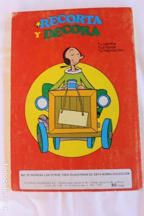 C&oacute;mics: COMIC POPEYE EDITORIAL VALENCIANA 1979 - Foto 7