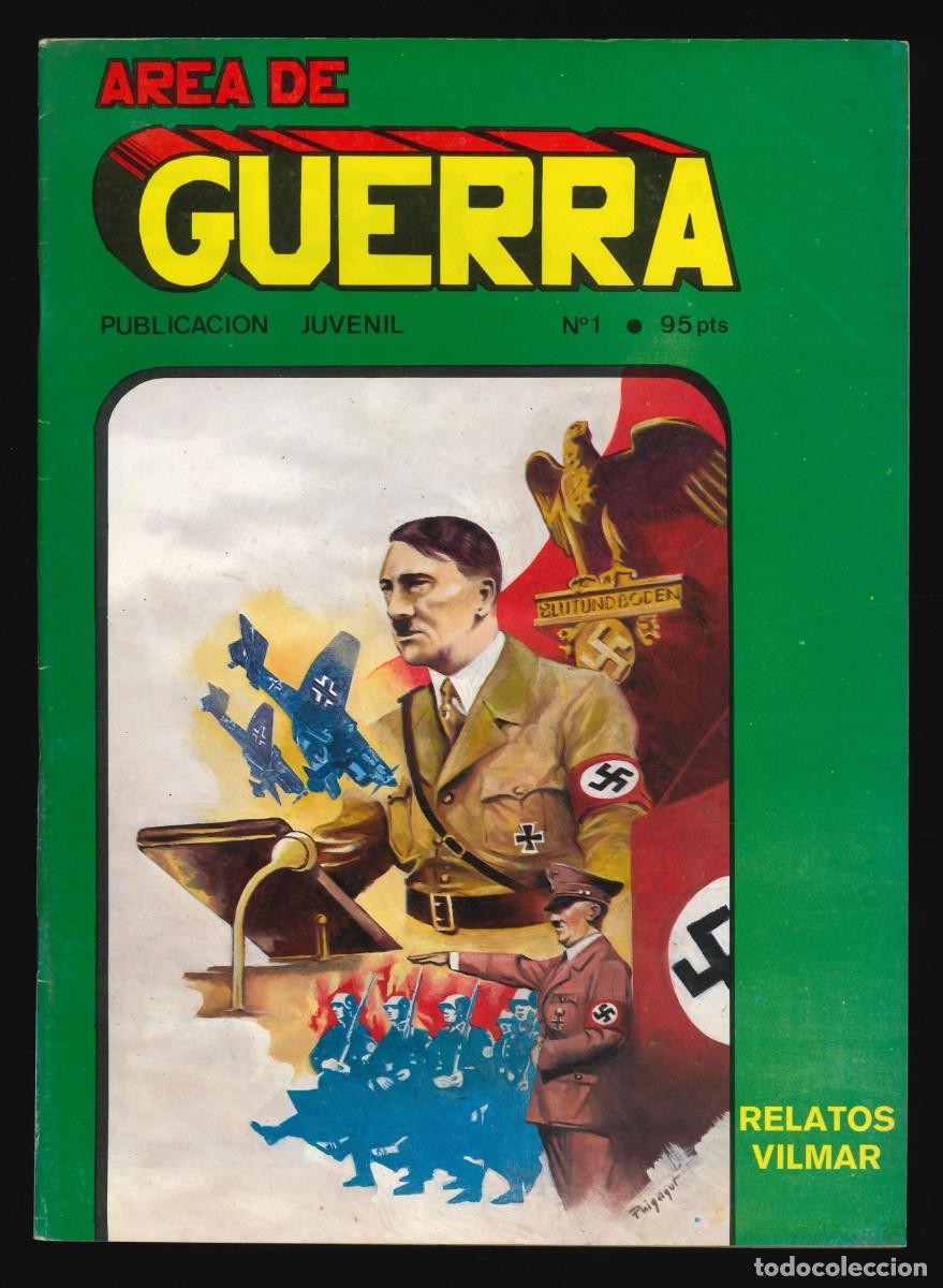 C&oacute;mics: &Aacute;REA DE GUERRA (PORTADA VERDE) - VILMAR / N&Uacute;MERO 1 - Foto 1