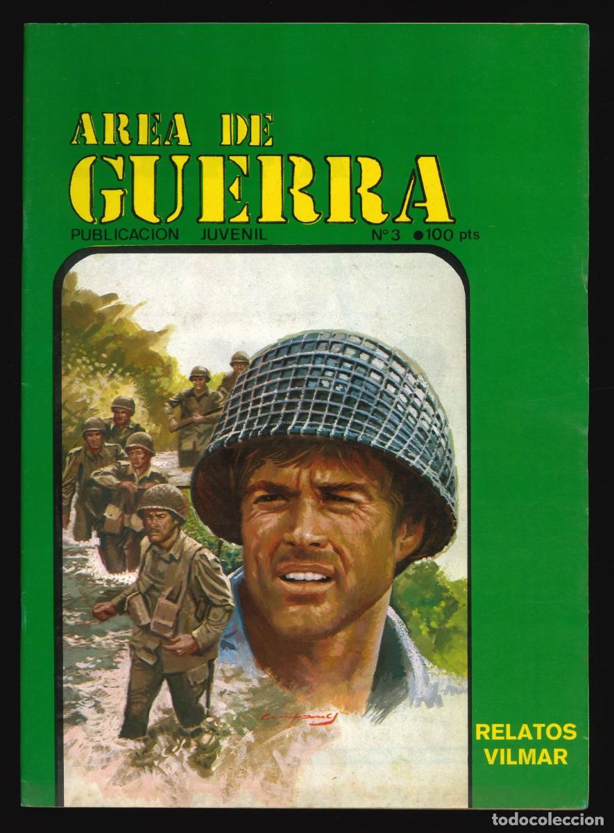 C&oacute;mics: &Aacute;REA DE GUERRA (PORTADA VERDE) - VILMAR / N&Uacute;MERO 3 - Foto 1