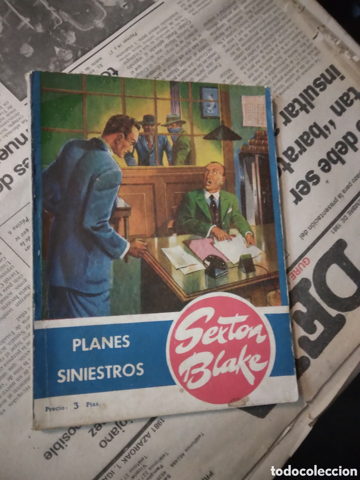 C&oacute;mics: Sexton Blake, planes siniestros - Foto 1
