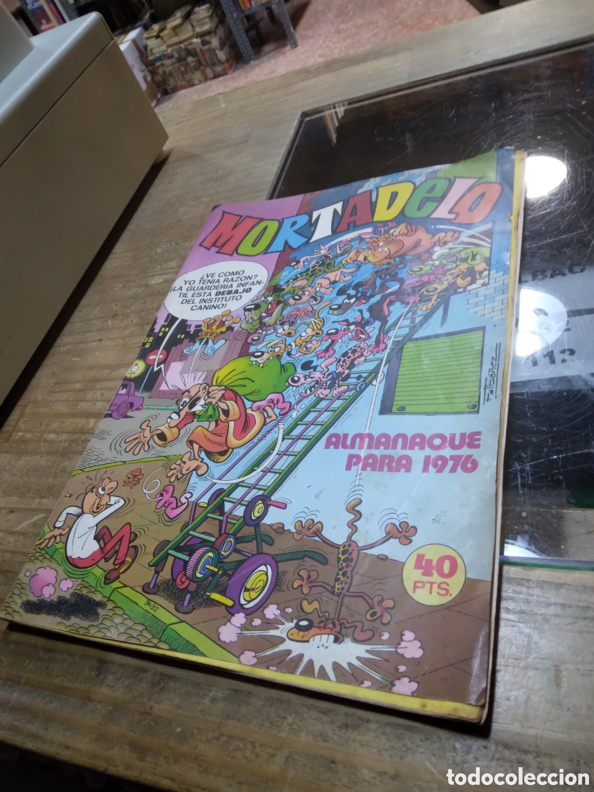 C&oacute;mics: Mortadelo, Alamanaque para 1976, 40 pesetas - Foto 1