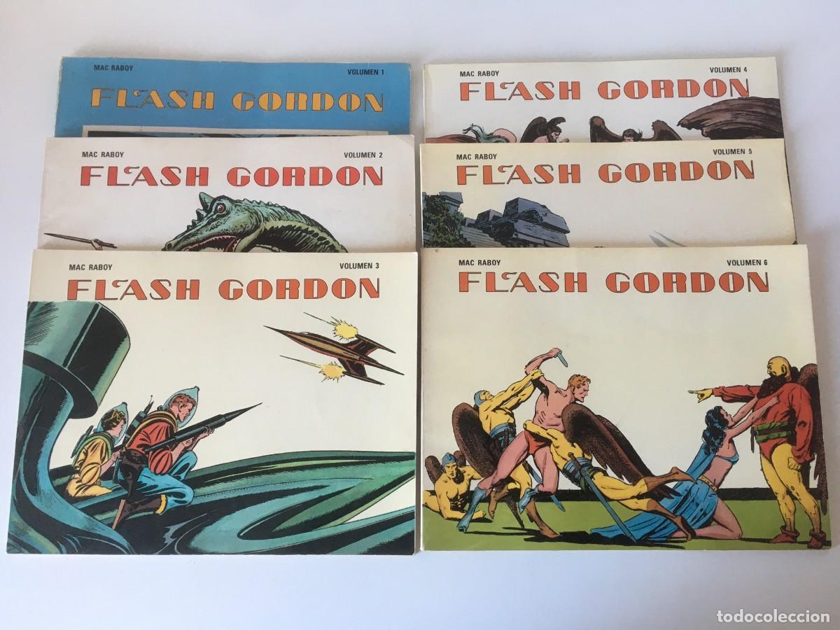 C&oacute;mics: LOTE 6 COMICS. FLASH GORDON VOLUMEN 1 A 6 - MAC RABOY - EDICIONES B.O. A&Ntilde;O 1978 - Foto 1