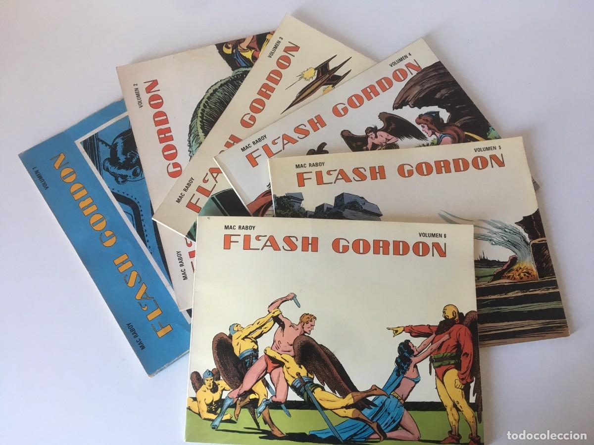 C&oacute;mics: LOTE 6 COMICS. FLASH GORDON VOLUMEN 1 A 6 - MAC RABOY - EDICIONES B.O. A&Ntilde;O 1978 - Foto 2