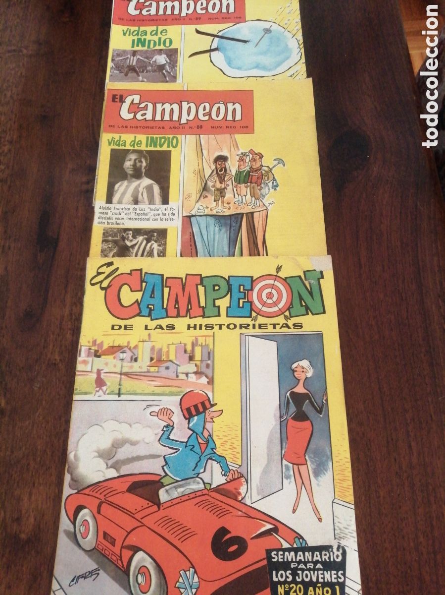 C&oacute;mics: 3 Revistas de Historias El Campe&oacute;n - Foto 1