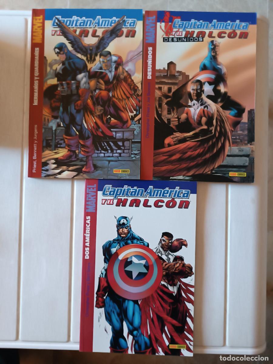 C&oacute;mics: Capitan Am&eacute;rica y el halc&oacute;n. Completa 3 tomos - Foto 1