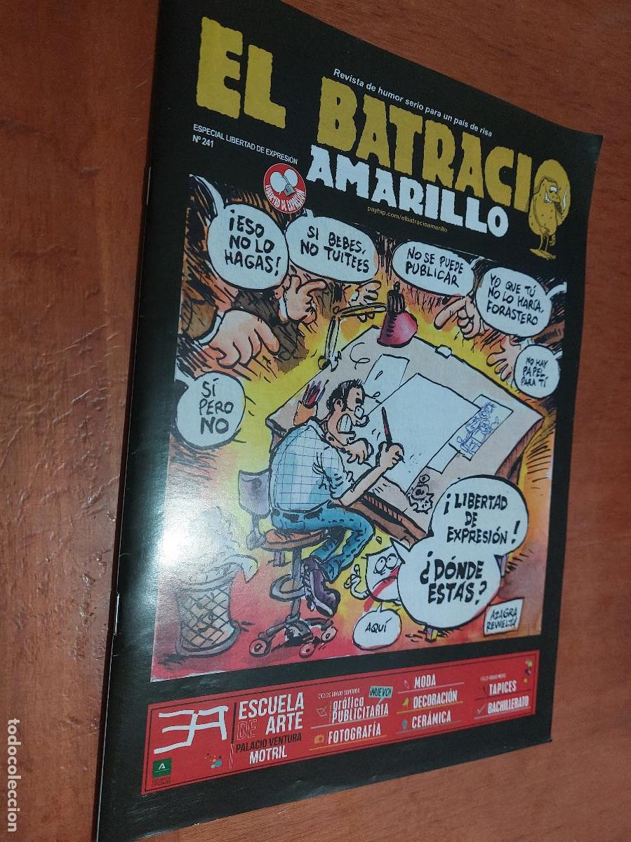 C&oacute;mics: 241 ESPECIAL LIBERTAD DE EXPRESI&Oacute;N. EL BATRACIO AMARILLO. REVISTA. GRAPA. BUEN ESTADO