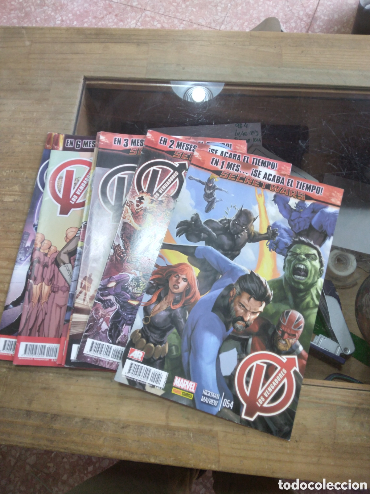 C&oacute;mics: Los vengadores, Secret Wars,Marvel.Comics, 048 al 054, Grapa 4A - Foto 1