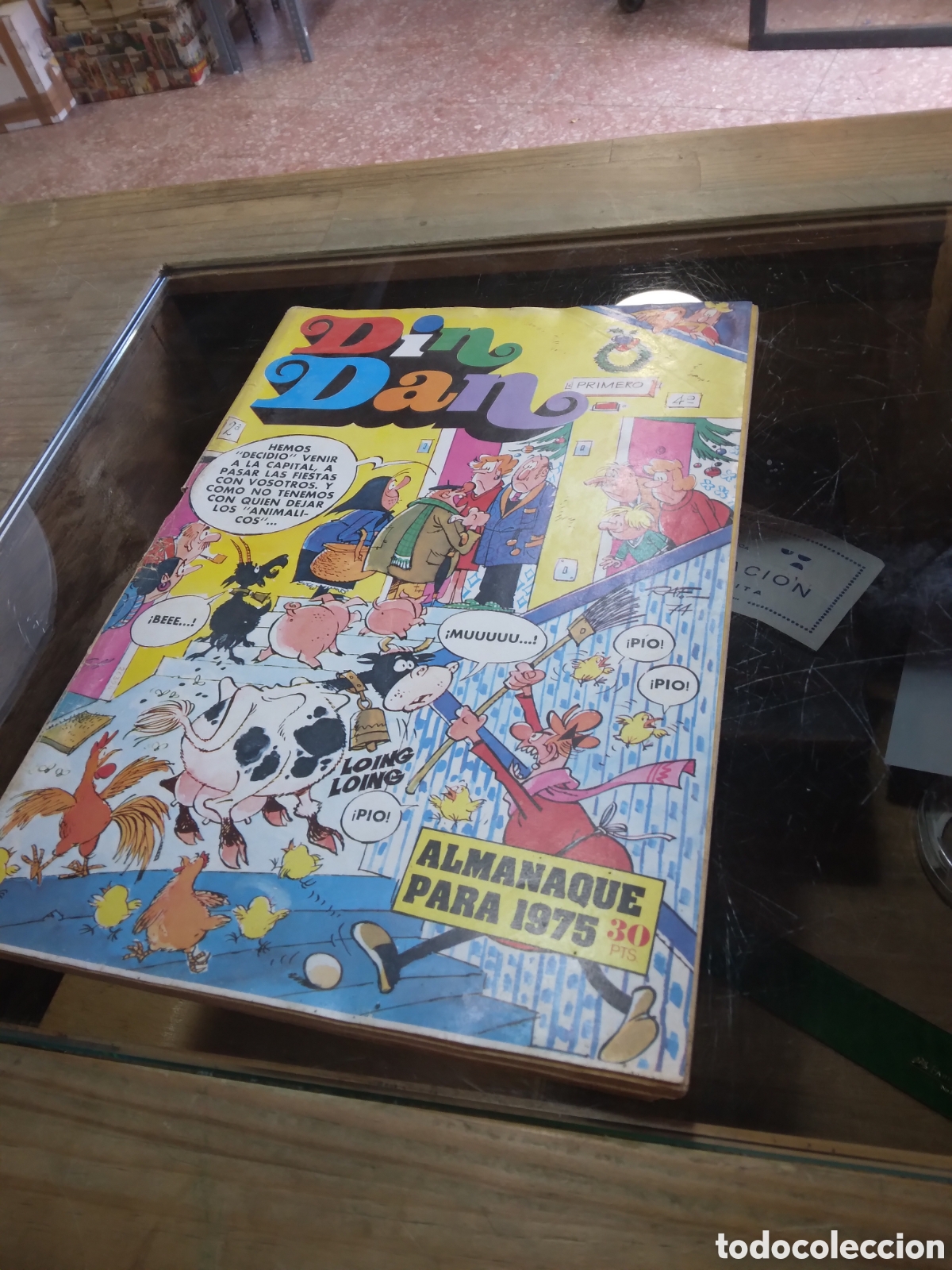 C&oacute;mics: Din Dan, Alamanaque para 1975, 30 pesetas, - Foto 1
