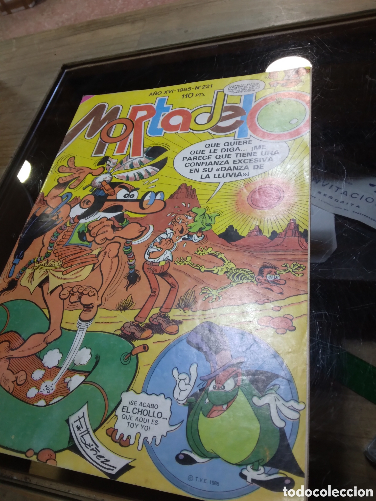 C&oacute;mics: Mortadelo, n&uacute;mero 221, 110 pesetas - Foto 1