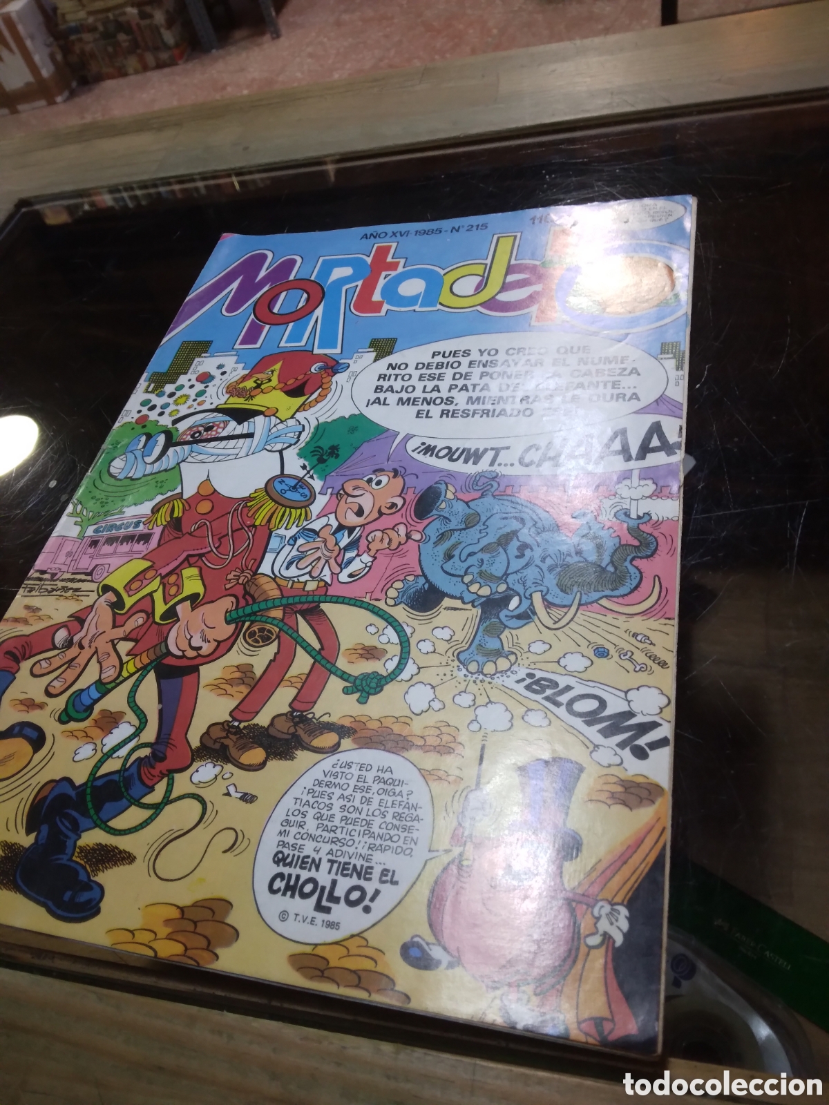 C&oacute;mics: Mortadelo, n&uacute;mero 215, 110 pesetas - Foto 1