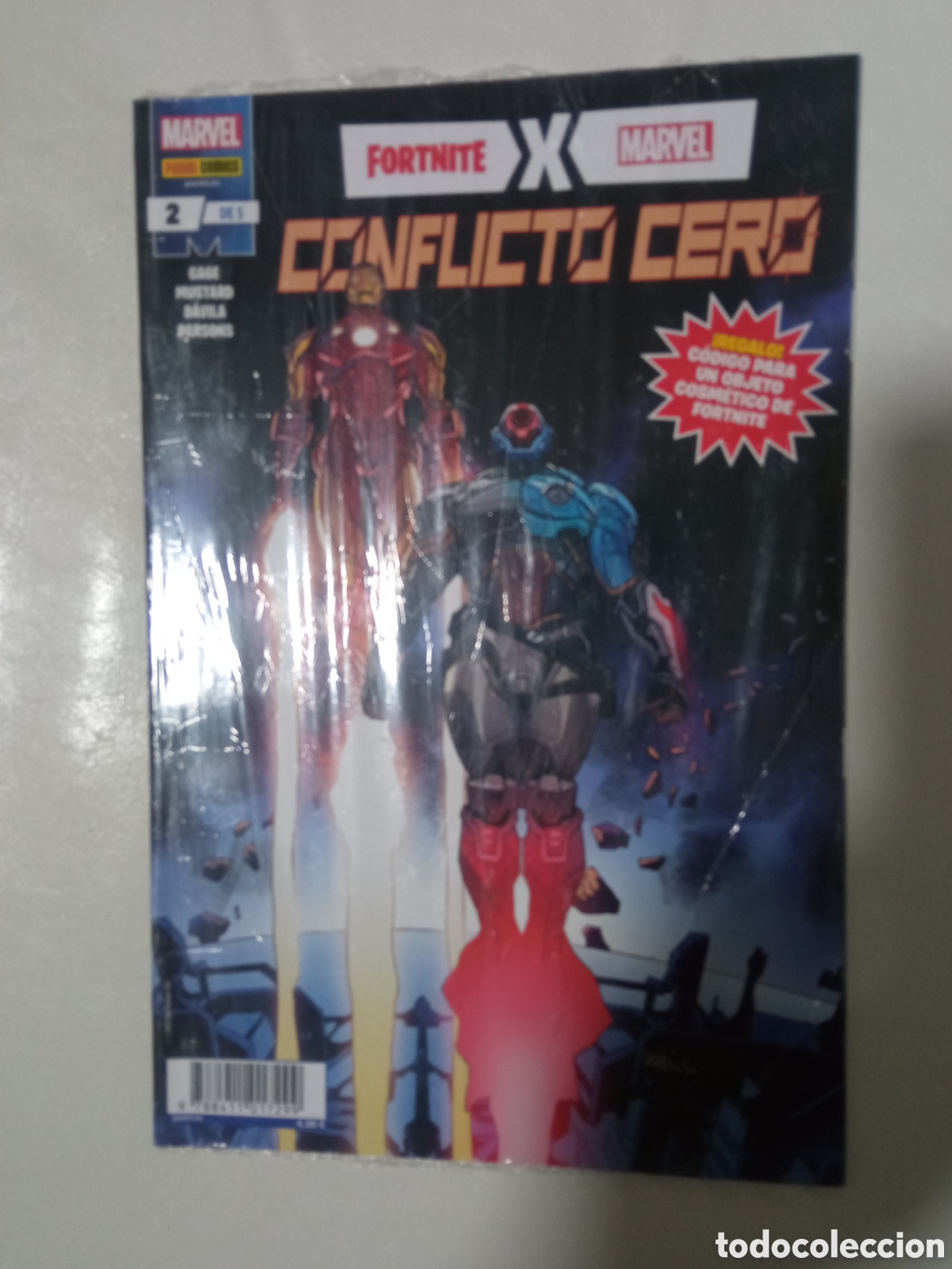 C&oacute;mics: Grapas. Lote 5 C&oacute;mics. Conflicto Cero. Fortnite. Marvel. - Foto 2