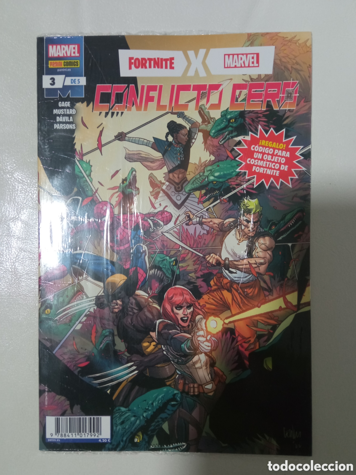 C&oacute;mics: Grapas. Lote 5 C&oacute;mics. Conflicto Cero. Fortnite. Marvel. - Foto 3