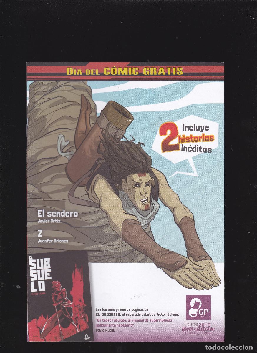 C&oacute;mics: DIA DEL COMIC GRATIS 2019 - EL SENDERO + EL SUBSUELO, 2 HISTORIAS INEDITAS - GP EDICIONES - Foto 1
