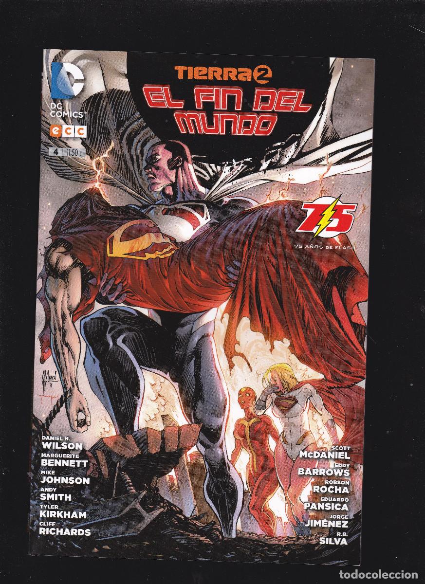 C&oacute;mics: TIERRA 2 EL FIN DEL MUNDO - N&ordm; 4 de 6 - 2015 - DC COMICS - ECC Ediciones - Foto 1