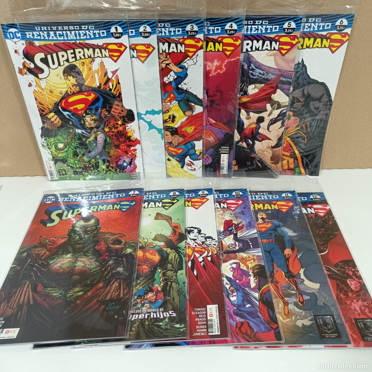 C&oacute;mics: UNIVERSO DC RENACIMIENTO SUPERMAN del 1 al 12 - ECC DC con bolsas protectoras - Foto 1