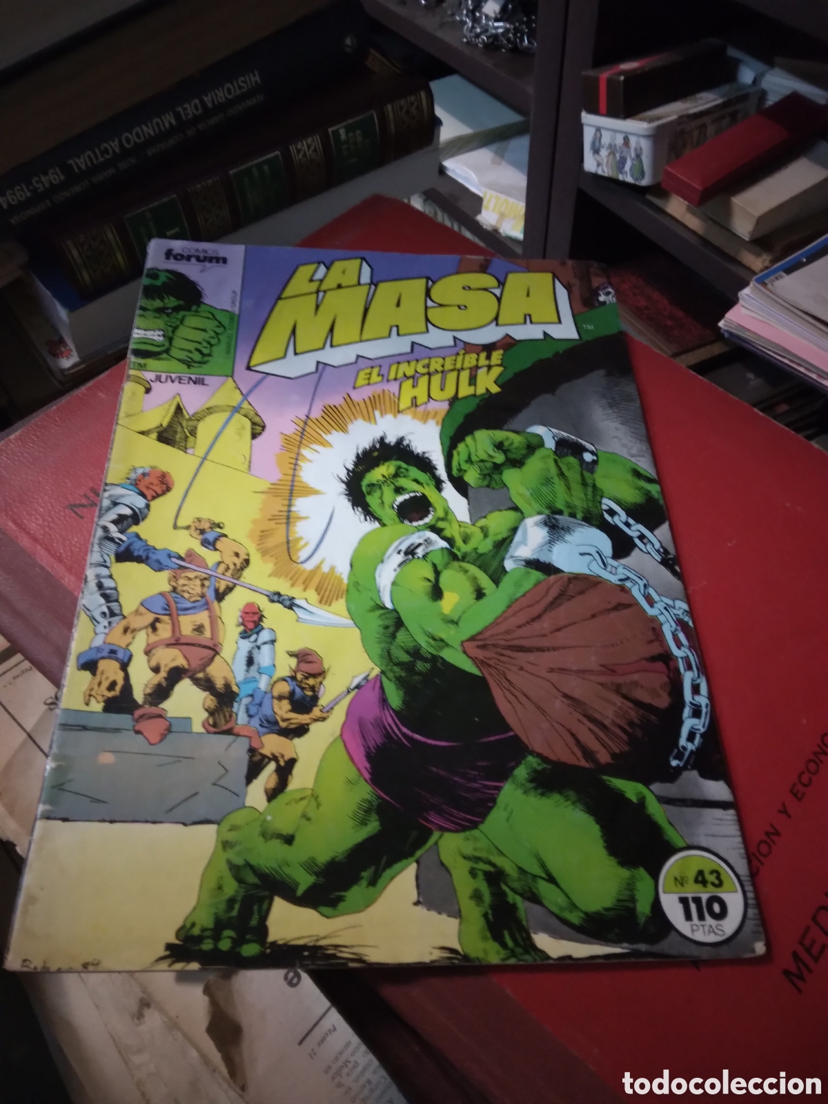 C&oacute;mics: La masa, numero 43, 110 pesetas - Foto 1