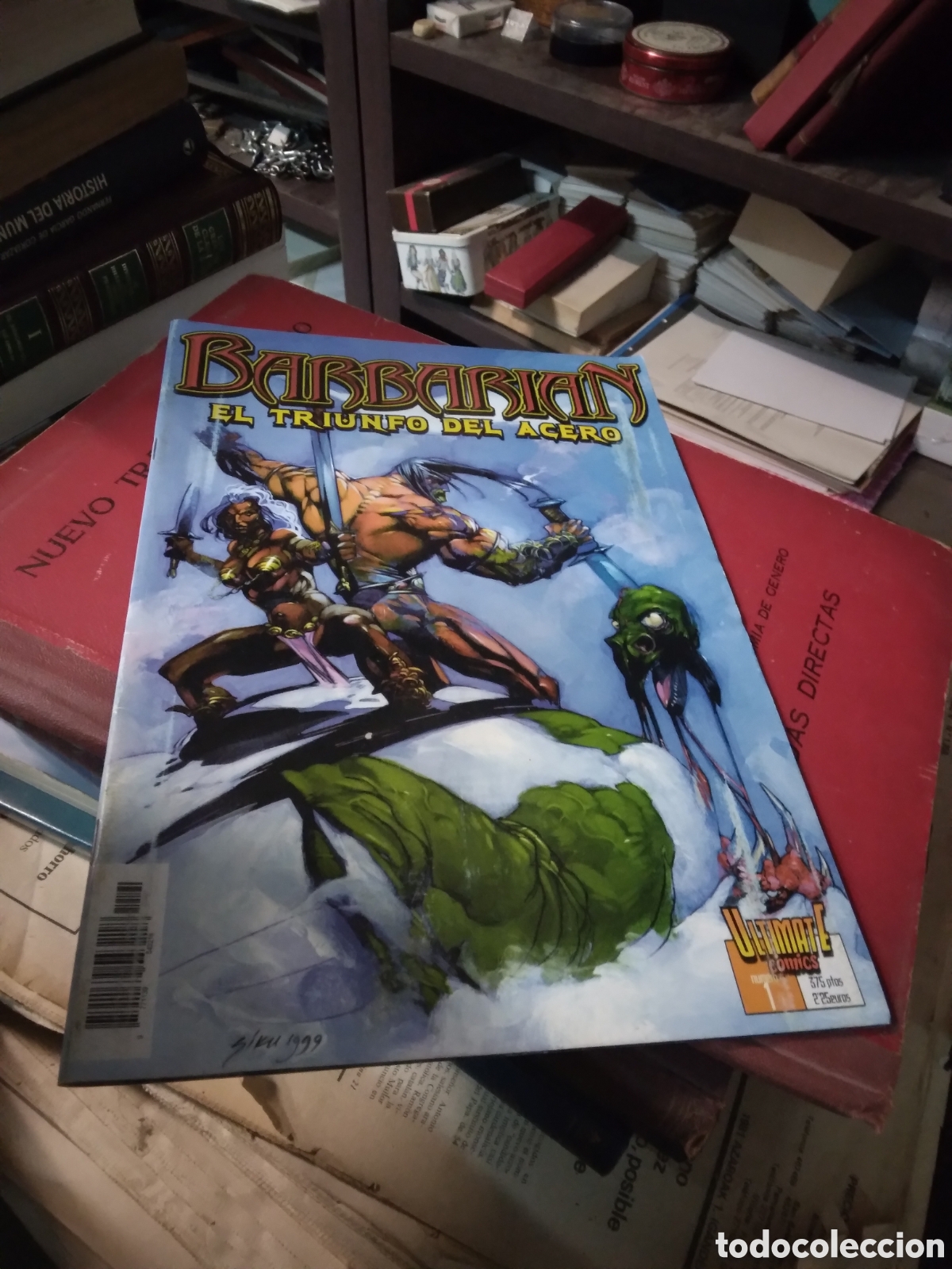 C&oacute;mics: Barbarian, El trinfo del.acero, Ultimate comics, numero 1 - Foto 1