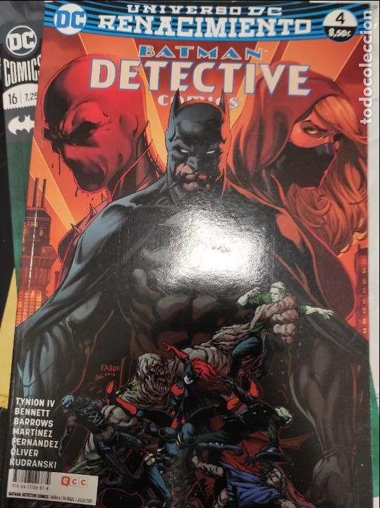 C&oacute;mics: BATMAN: DETECTIVE COMICS N&deg;4 - ( TAPA BLANDA) ...ECC - Foto 1