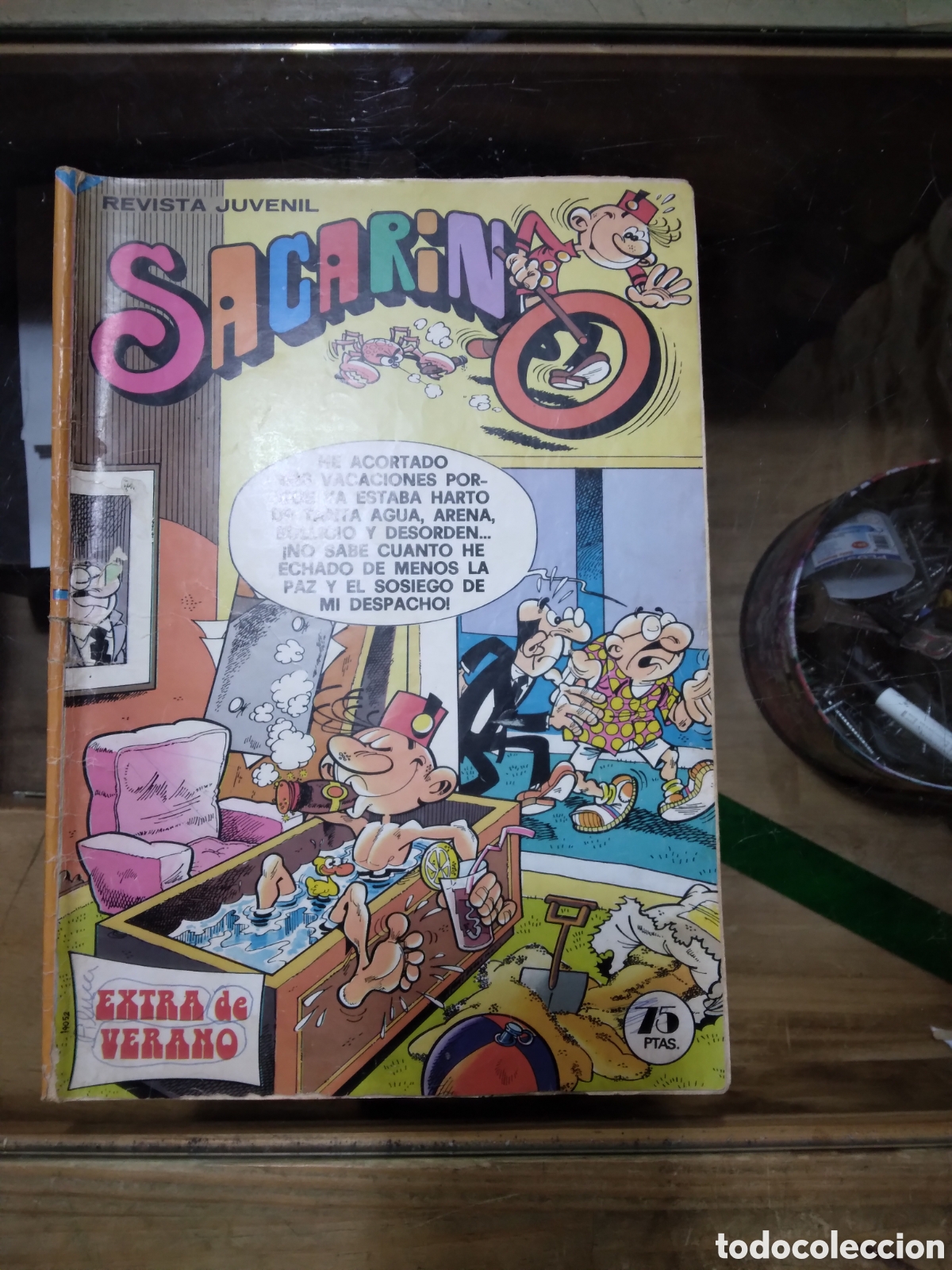 C&oacute;mics: Sacarino extra de verano, 75 pesetas, - Foto 1