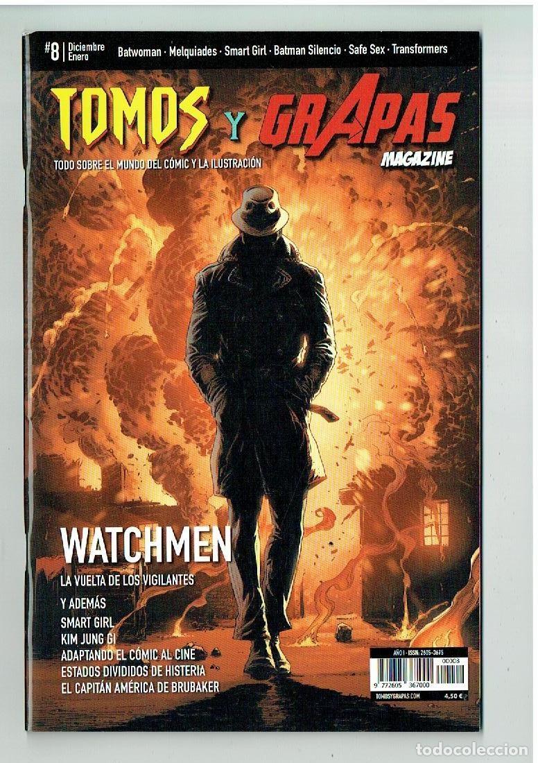 C&oacute;mics: TOMOS Y GRAPAS. N&ordm; 8. TODO SOBRE COMICS E ILUSTRACI&Oacute;N. WATCHMEN. (C/A24) - Foto 1