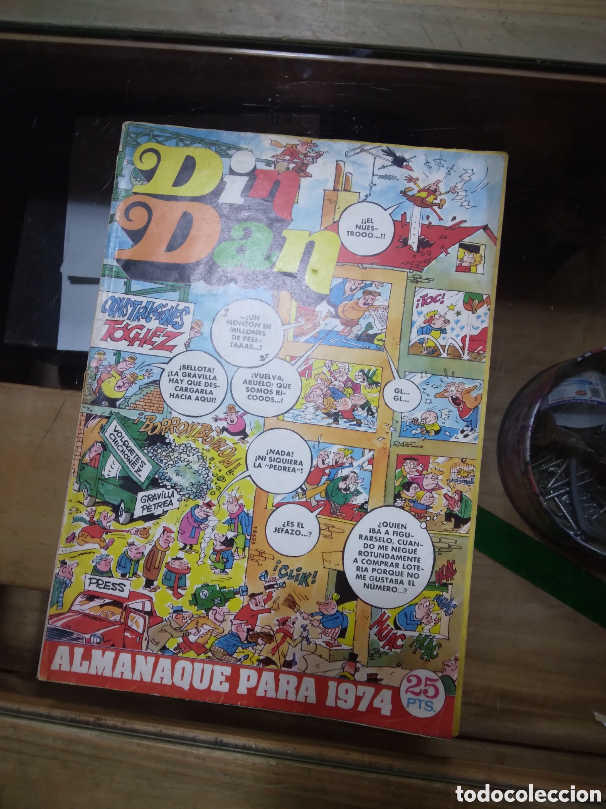 C&oacute;mics: Din Dan, Alamanaque para 1974, 25 pesetas, - Foto 1