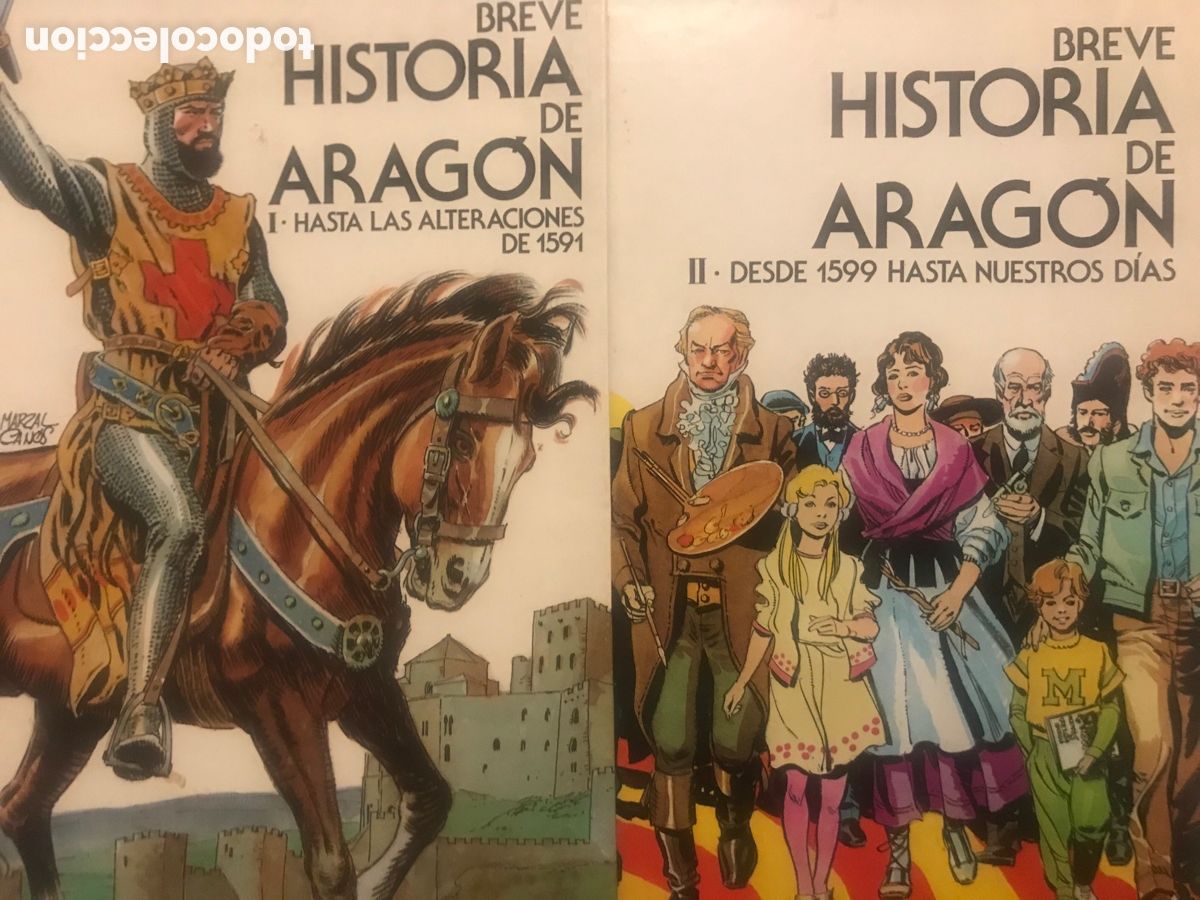 C&oacute;mics: BREVE HISTORIA DE ARAGON 2 vol&uacute;menes - Foto 1
