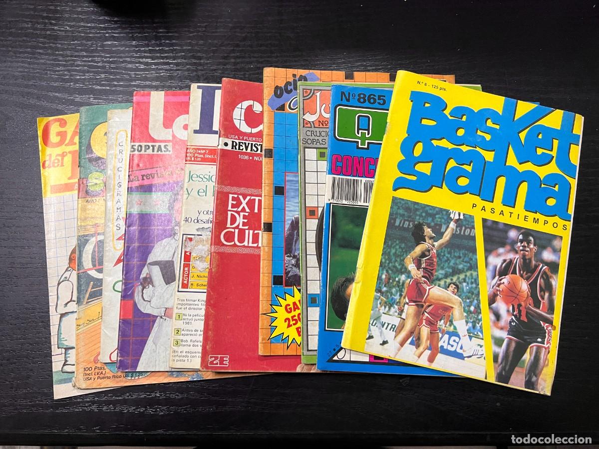 Comics: LOTE DE 10 PASATIEMPOS, CRUCIGRAMAS, AUTODEFINIDOS, CRUZADAS. NUEVOS DE DISTRIBUIDORA.VER