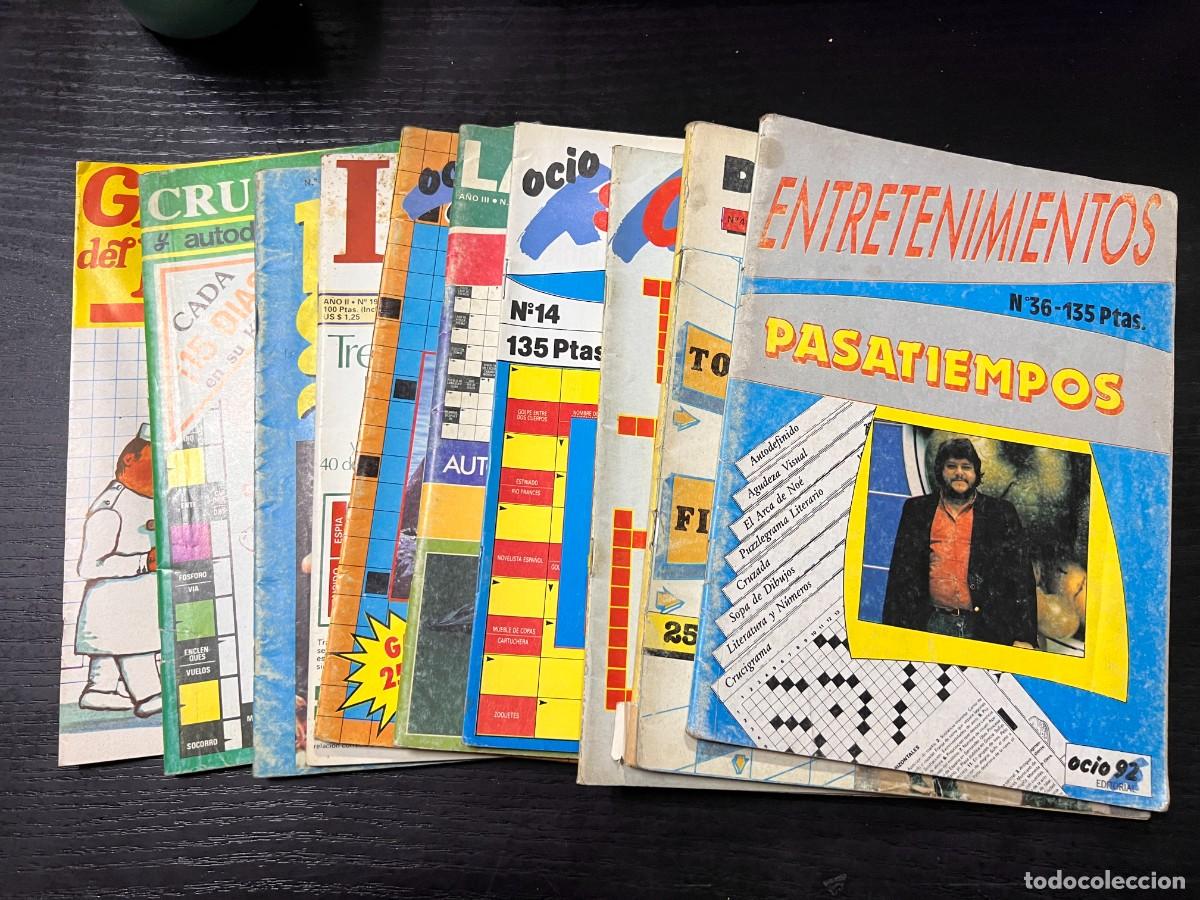 Comics: LOTE DE 10 PASATIEMPOS, CRUCIGRAMAS, AUTODEFINIDOS, CRUZADAS. NUEVOS DE DISTRIBUIDORA.VER