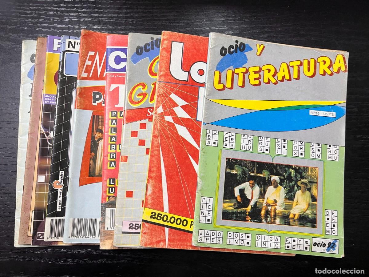 Comics: LOTE DE 10 PASATIEMPOS, CRUCIGRAMAS, AUTODEFINIDOS, CRUZADAS. NUEVOS DE DISTRIBUIDORA.VER