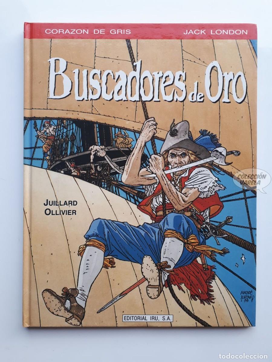 C&oacute;mics: Buscadores de oro - Coraz&oacute;n de gris - Jack London - Foto 1
