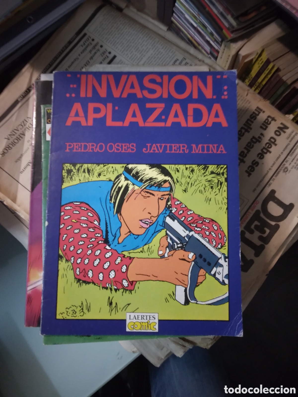 C&oacute;mics: Pedro Oses, Javier Mina, Invasion Aplazada, Laertes Comic - Foto 1