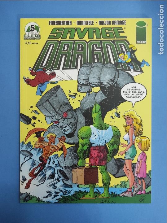 C&oacute;mics: COMIC DE SAVAGE DRAGON SEGUNDO A&Ntilde;O A&Ntilde;O 2006 N&ordm; 5 DE ALETA EDICIONES - Foto 1
