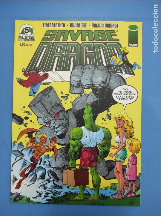 C&oacute;mics: COMIC DE SAVAGE DRAGON SEGUNDO A&Ntilde;O A&Ntilde;O 2006 N&ordm; 5 DE ALETA EDICIONES - Foto 1