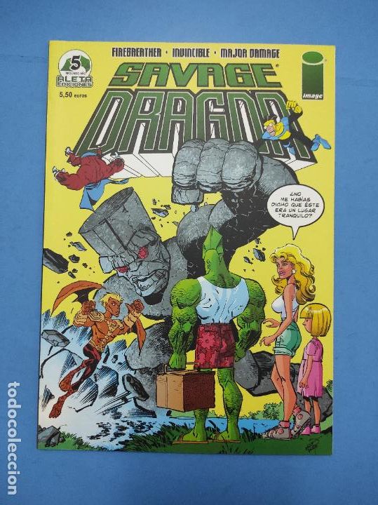 C&oacute;mics: COMIC DE SAVAGE DRAGON SEGUNDO A&Ntilde;O A&Ntilde;O 2006 N&ordm; 5 DE ALETA EDICIONES - Foto 1