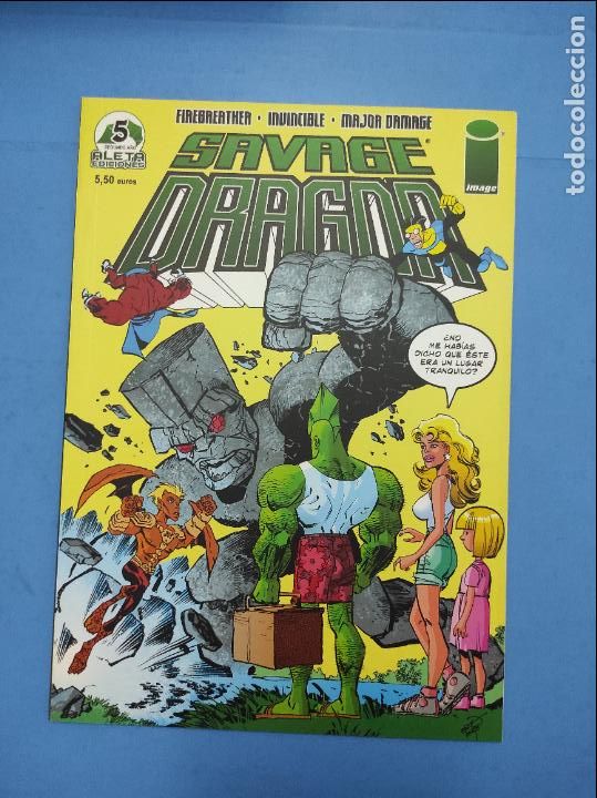 C&oacute;mics: COMIC DE SAVAGE DRAGON SEGUNDO A&Ntilde;O A&Ntilde;O 2006 N&ordm; 5 DE ALETA EDICIONES - Foto 1