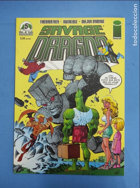 C&oacute;mics: COMIC DE SAVAGE DRAGON SEGUNDO A&Ntilde;O A&Ntilde;O 2006 N&ordm; 5 DE ALETA EDICIONES - Foto 1