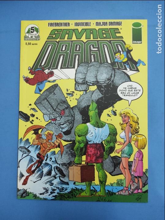 C&oacute;mics: COMIC DE SAVAGE DRAGON SEGUNDO A&Ntilde;O A&Ntilde;O 2006 N&ordm; 5 DE ALETA EDICIONES - Foto 1