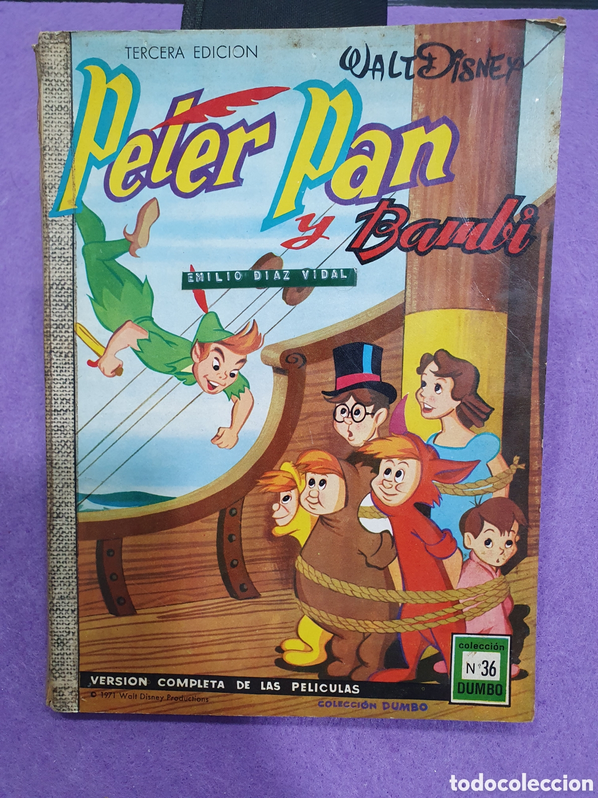 C&oacute;mics: Peter Pan y Bambi. Dumbo n&deg;36. Disney. (L97) - Foto 1