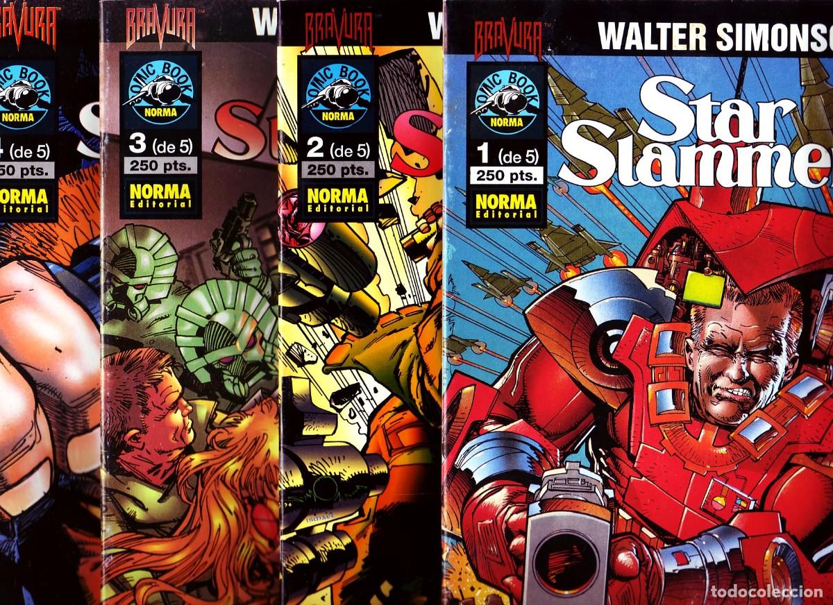 C&oacute;mics: STAR SLAMMERS VOLUMENES DEL 1 AL 4. SIMONSON, WALTER. COMIC-1011 - Foto 1