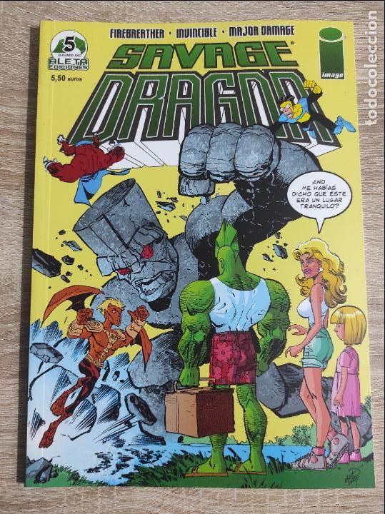 C&oacute;mics: COMIC SEGUNDO A&Ntilde;O SAVAGE DRAGON N&deg; 5 DE ALETA EDICIONES 2006 - Foto 1