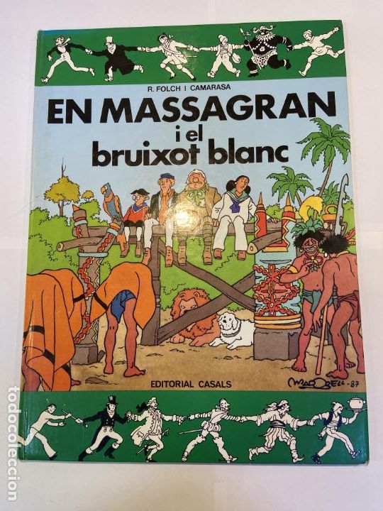 C&oacute;mics: COMIC EN MASSAGRAN NUM 6 I EL BRUIXOT BLANC PRIMERA EDIC CATALAN - Foto 1