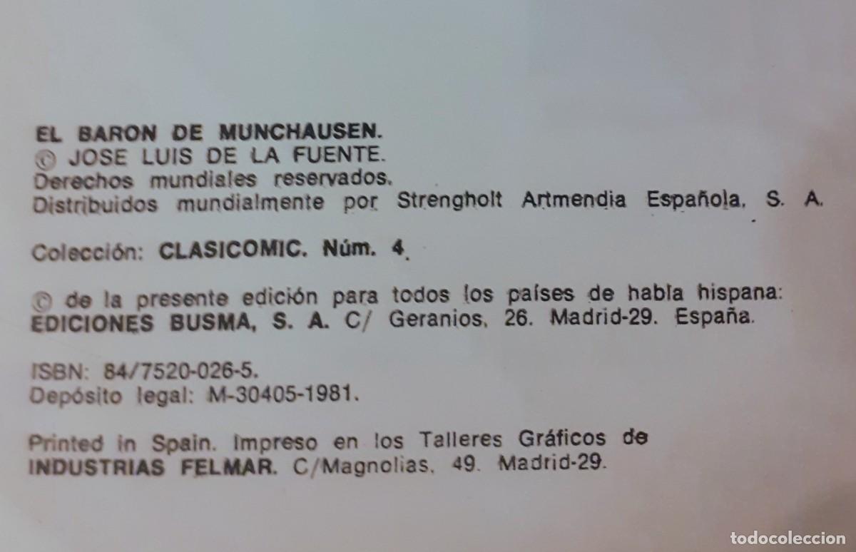 C&oacute;mics: El Bar&oacute;n de Munchausen clasicomic - Foto 2