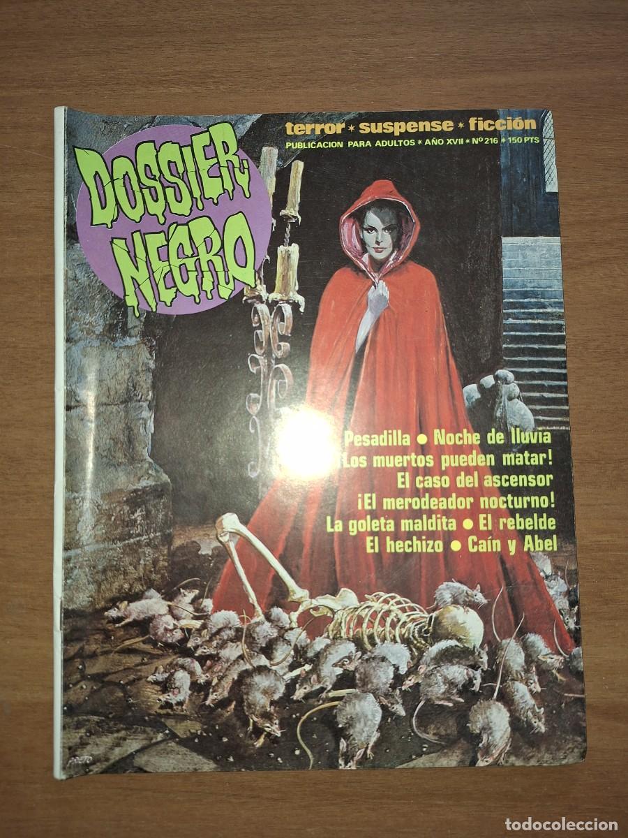 C&oacute;mics: COMIC, DOSSIER NEGRO, N&Uacute;MERO 216. - Foto 1