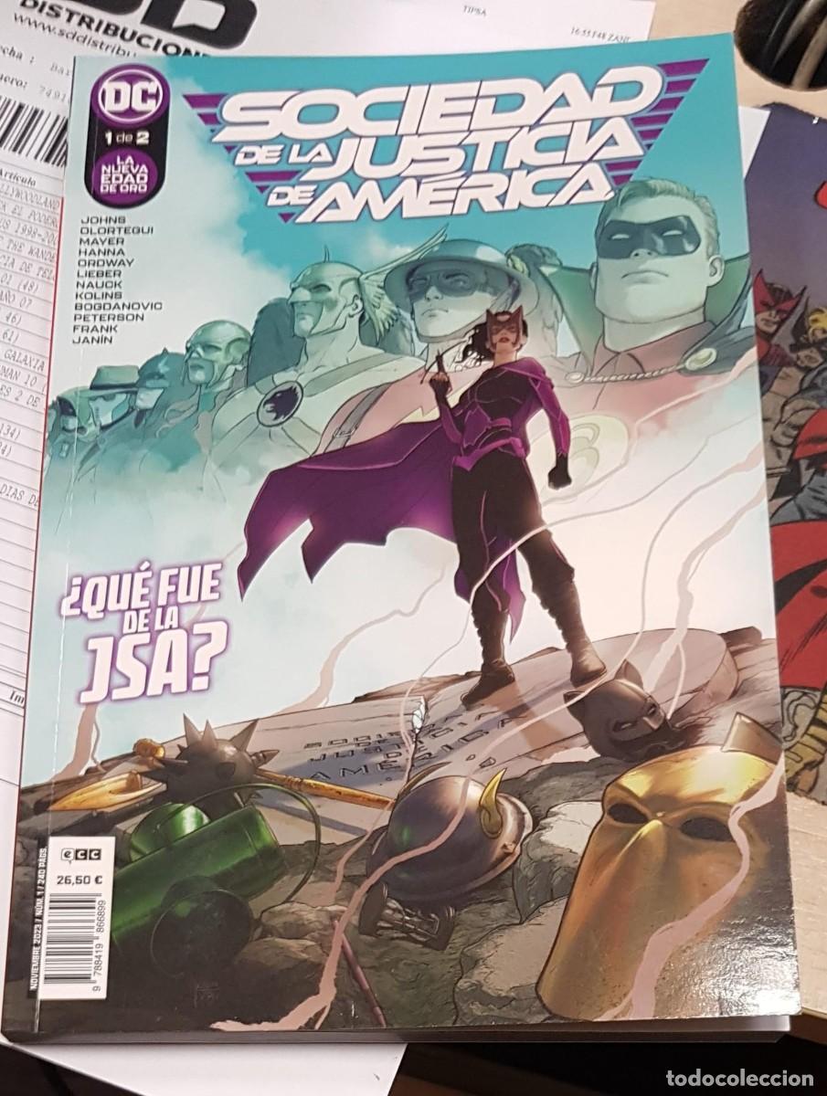 C&oacute;mics: SOCIEDAD DE LA JUSTICIA DE AM&Eacute;RICA - TOMO 1 DE 2 - ECC - Foto 1