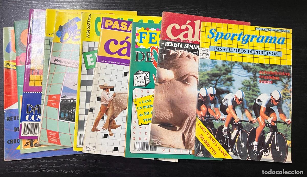 Comics: LOTE DE 10 PASATIEMPOS, CRUCIGRAMAS, AUTODEFINIDOS, CRUZADAS. NUEVOS DE DISTRIBUIDORA.VER