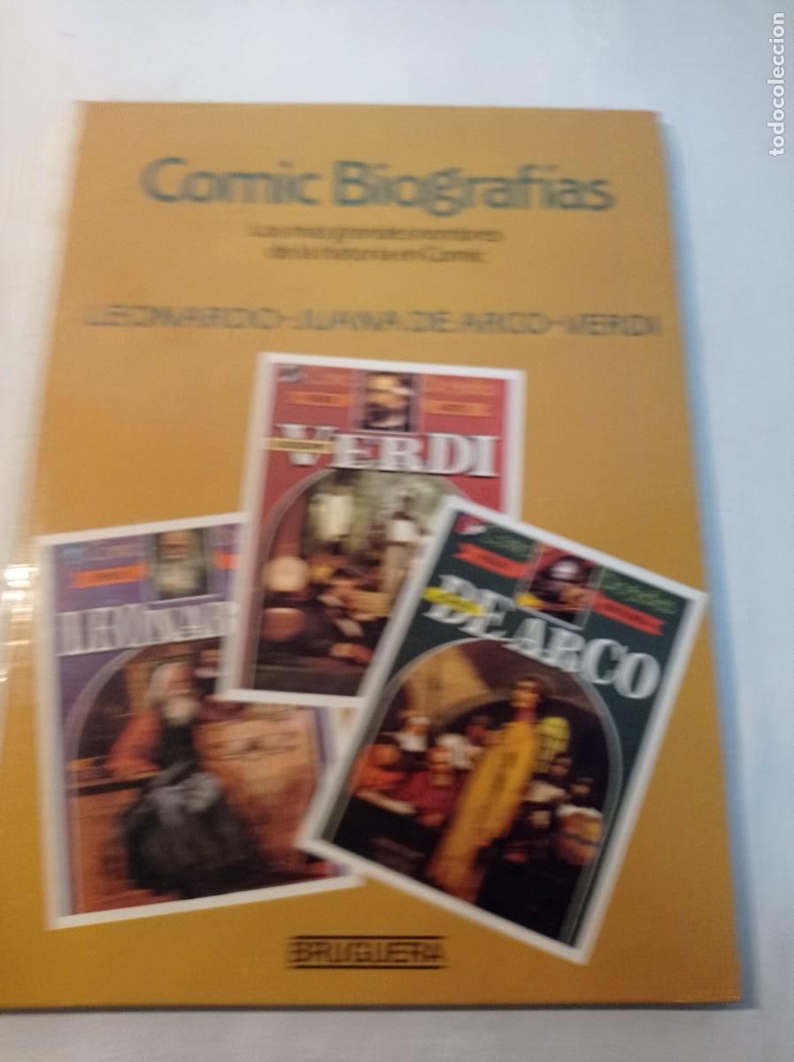 C&oacute;mics: Comic Biografias Leonardo JUANA DE ARCO VERIDI O - Foto 1